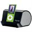 iHome PORTABLE MP3 PLAYER STEREO SPKR SYS BLK